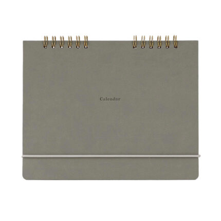 2026 Desk Calendar Light Grey