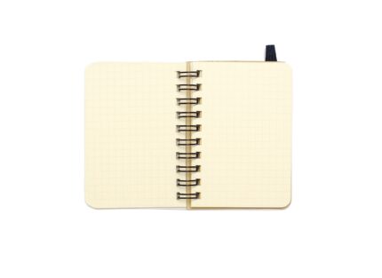 spiral notebook mini memo cream