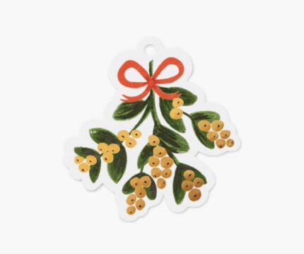 holiday die cut tag