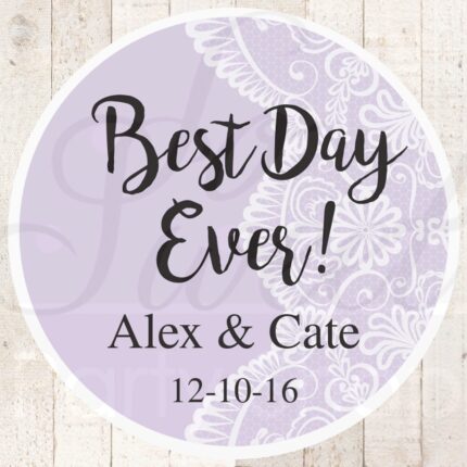 Personalized Party Favor Stickers Set of 24