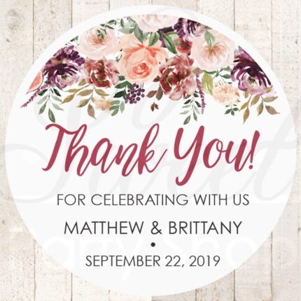 Thank You Stickers Set