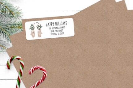 Holiday Address Labels and Seals Set