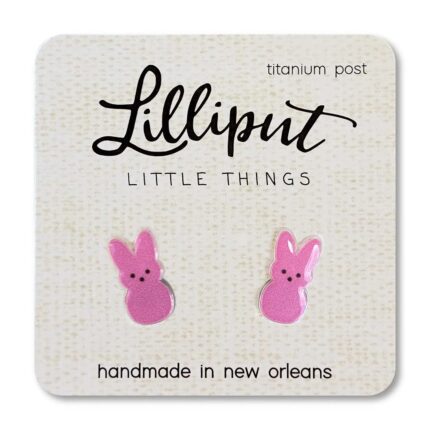 pastel spring bunny earrings