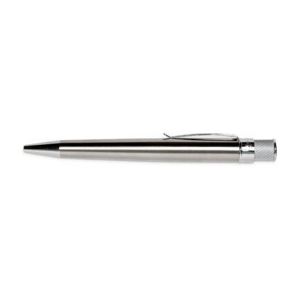 metallic retractable pen